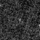 F090W image, 3.2 arcsec across, north up