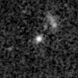 F356W image, 3.2 arcsec across, north up