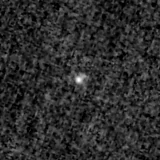 F150W image, 3.2 arcsec across, north up