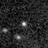 F277W image, 3.2 arcsec across, north up