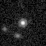 F444W image, 3.2 arcsec across, north up