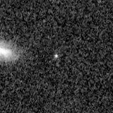 F115W image, 3.2 arcsec across, north up
