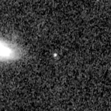 F150W image, 3.2 arcsec across, north up