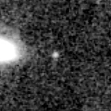 F277W image, 3.2 arcsec across, north up