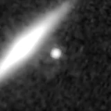 F444W image, 3.2 arcsec across, north up