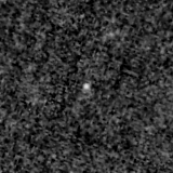 F200W image, 3.2 arcsec across, north up