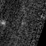 F115W image, 3.2 arcsec across, north up