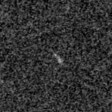 F115W image, 3.2 arcsec across, north up