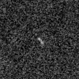 F150W image, 3.2 arcsec across, north up