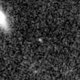 F150W image, 3.2 arcsec across, north up