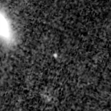 F200W image, 3.2 arcsec across, north up