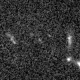 F150W image, 3.2 arcsec across, north up