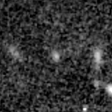 F277W image, 3.2 arcsec across, north up