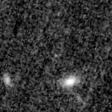 F115W image, 3.2 arcsec across, north up
