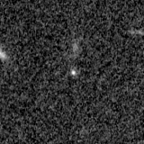 F115W image, 3.2 arcsec across, north up