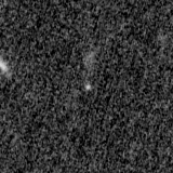 F200W image, 3.2 arcsec across, north up