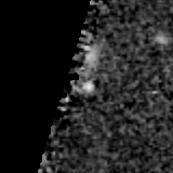 F356W image, 3.2 arcsec across, north up