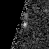 F444W image, 3.2 arcsec across, north up