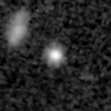 F444W image, 3.2 arcsec across, north up