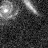 F115W image, 3.2 arcsec across, north up
