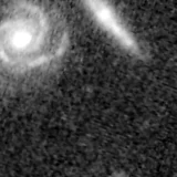 F150W image, 3.2 arcsec across, north up