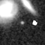 F410M image, 3.2 arcsec across, north up