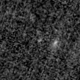 F090W image, 3.2 arcsec across, north up