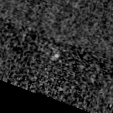 F200W image, 3.2 arcsec across, north up