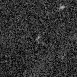 F150W image, 3.2 arcsec across, north up