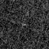 F090W image, 3.2 arcsec across, north up