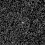 F200W image, 3.2 arcsec across, north up