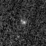 F200W image, 3.2 arcsec across, north up