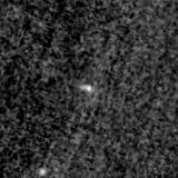 F090W image, 3.2 arcsec across, north up