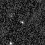 F115W image, 3.2 arcsec across, north up