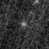 F115W image, 3.2 arcsec across, north up