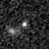 F444W image, 3.2 arcsec across, north up