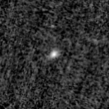 F115W image, 3.2 arcsec across, north up