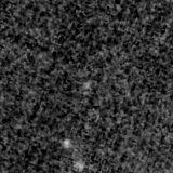 F090W image, 3.2 arcsec across, north up