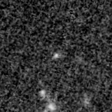 F200W image, 3.2 arcsec across, north up
