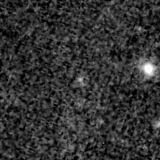 F150W image, 3.2 arcsec across, north up