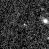 F200W image, 3.2 arcsec across, north up