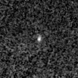 F150W image, 3.2 arcsec across, north up