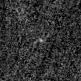 F150W image, 3.2 arcsec across, north up