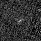 F090W image, 3.2 arcsec across, north up