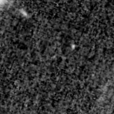 F090W image, 3.2 arcsec across, north up