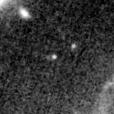 F200W image, 3.2 arcsec across, north up