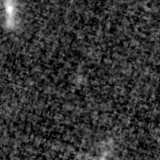 F090W image, 3.2 arcsec across, north up