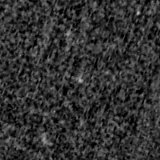 F150W image, 3.2 arcsec across, north up