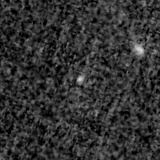 F090W image, 3.2 arcsec across, north up