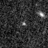 F200W image, 3.2 arcsec across, north up